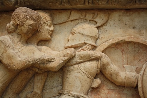 Gods Fighting Giants, Delphi (by Mark Cartwright, CC BY-NC-SA)