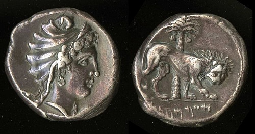 Dido, Carthaginian Tetradrachm