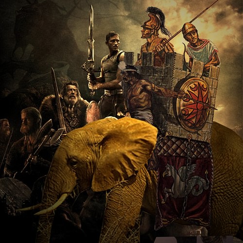 Hannibal Riding a War Elephant (by jaci XIII, CC BY-NC-SA) Hannibal Riding a War Elephant (by jaci XIII, CC BY-NC-SA)