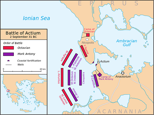 Battle of Actium 31 BCE