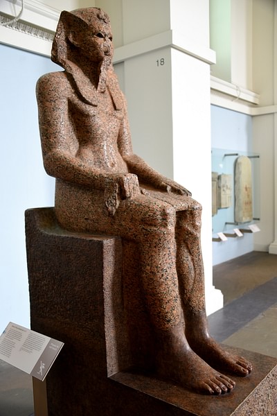 Statue of King Sobekemsaf I or II (by Osama Shukir Muhammed Amin, Copyright)