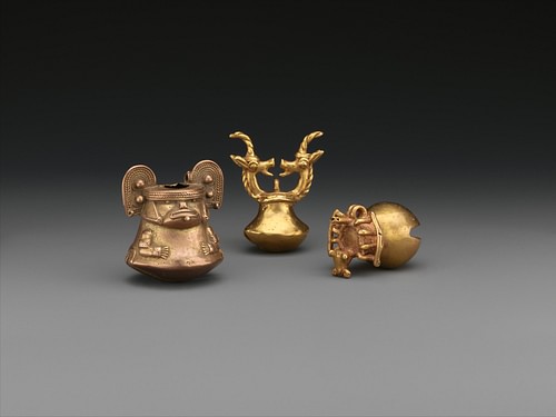 Tumbaga Bells of the Tairona Civilization