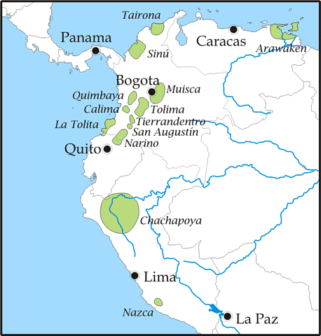 Pre-Columbian Tribes of Northern South America