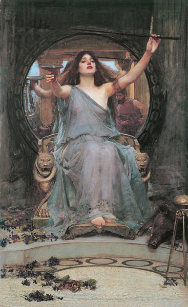 Circe (by John William Waterhouse, Public Domain)