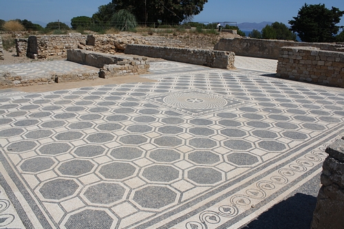 Hexagonal Mosaic Flooring, Empuries