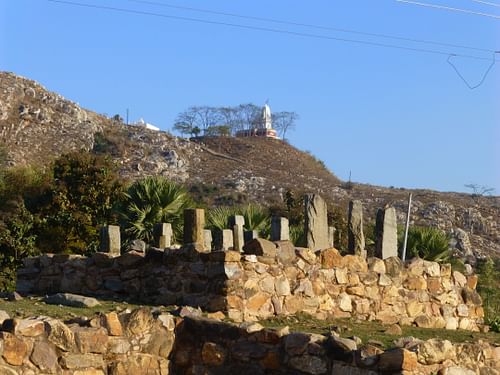 Ajatashatru'nun stupasının kalıntıları