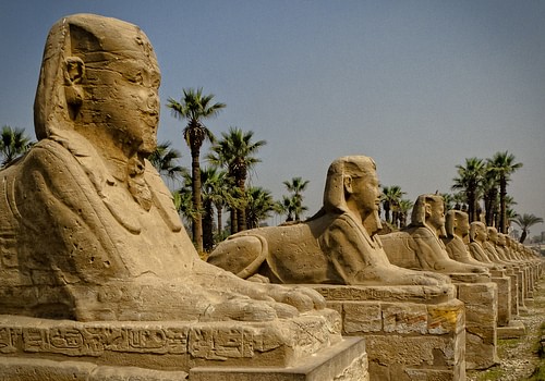 Avenue of the Sphinxes, Thebes (by sdhaddow, CC BY-NC-SA)