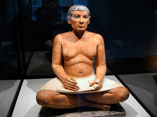 The Seated Scribe (by Mindy McAdams, CC BY-NC-ND)