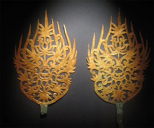 Baekje Gold Crown Ornaments