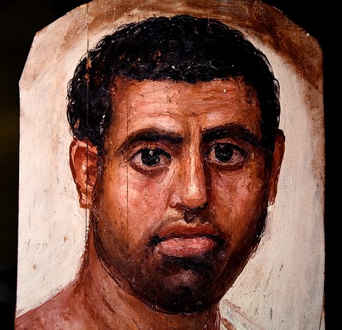 Mummy Portrait of a Man from Fayum