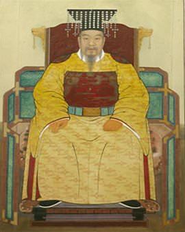 Taejo of Goryeo (Wang Geon) (by Unknown Artist, Public Domain)