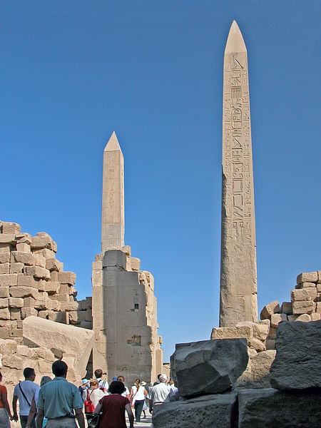 Egyptian Obelisks, Karnak (by Dennis Jarvis, CC BY-SA)