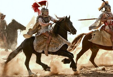 Alexander the Great in Combat (by Warner Brothers, Copyright, fair use)