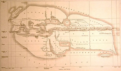 Eratosthenes' Map of the World