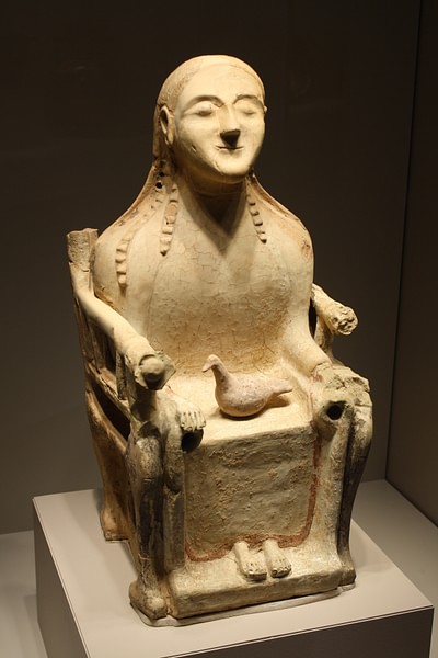 Seated Demeter Figurine (by Mark Cartwright, CC BY-NC-SA)