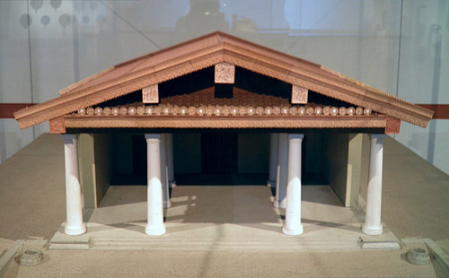 Etrüsk Uygarlığı ve Tarihi 9 Mitolojiler.com Etruscan Temple Model