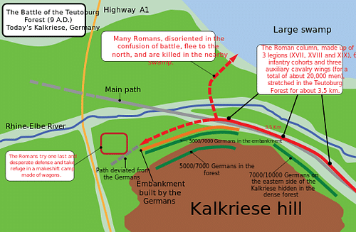 Battle Of Teutoburg Forest World History Encyclopedia battle-of-teutoburg-forest-world-history-encyclopedia