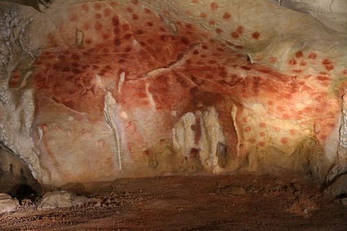 Red Dots Cluster, Chauvet Cave (Replica)