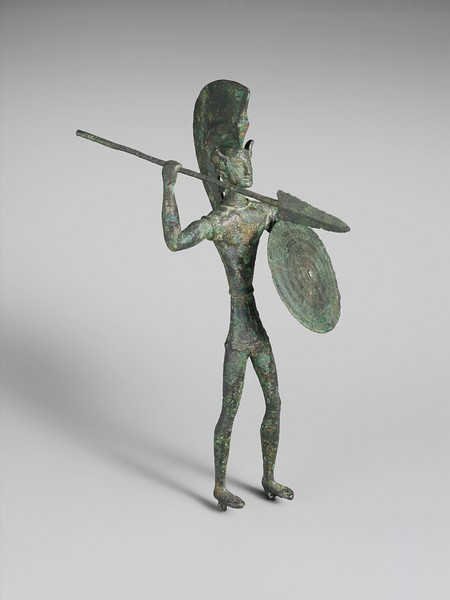 Etruscan Bronze Warrior (by Metropolitan Museum of Art, Copyright)