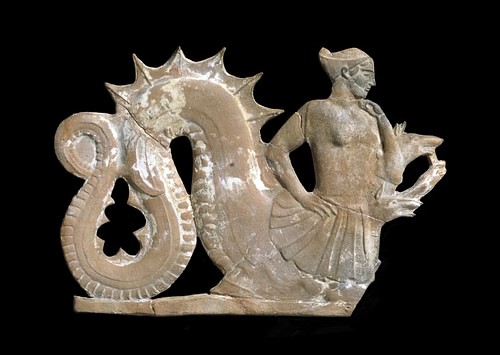 Scylla Terracotta Plaque (by The British Museum, Copyright)