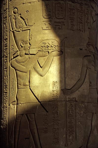 Ptolemy XIII in the Temple at Kom Ombo (by RÃ¼diger Stehn, CC BY-SA)