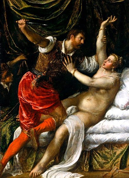 Rape of Lucretia (by Titian, Public Domain)