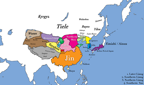 East Asia in 400 CE