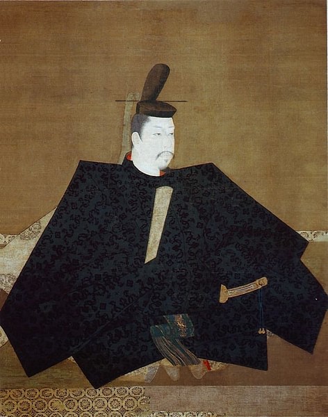 Minamoto no Yoritomo Painted Wall-hanging (by Unknown Artist, Public Domain)