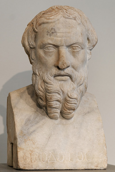 Herodotus (by Photograph by Marie-Lan Nguyen, CC BY)