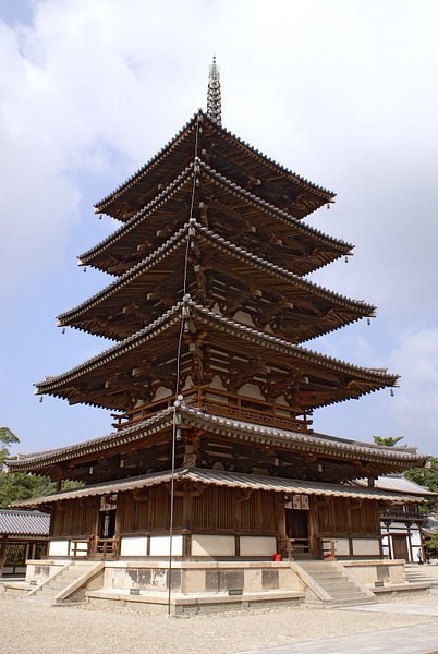 Pagoda, Horyuji