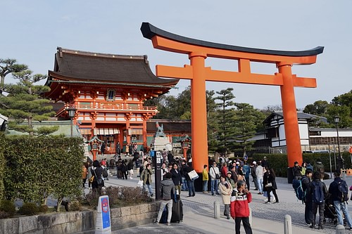 Torii, Fushimi Inari Shrine (by James Blake Wiener, CC BY-NC-SA)