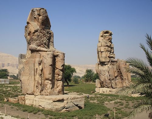 The Colossi of Memnon (by Kora27, CC BY-SA)