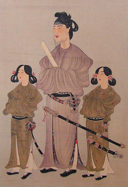 Prince Shotoku Painting (by Unknown Artist, Public Domain)