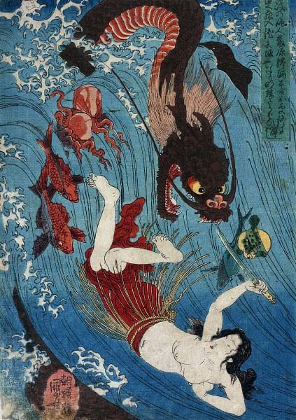 Ryujin (by Utagawa Kuniyoshi, Public Domain)