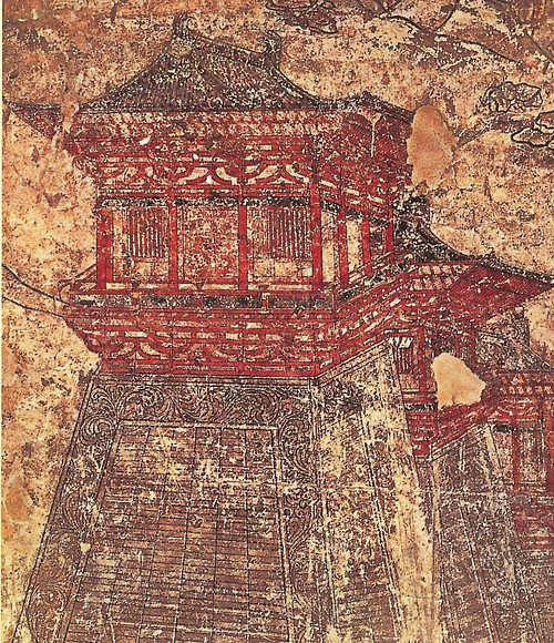 Gate Towers, Chang'an (by Unknown Artist, Public Domain)