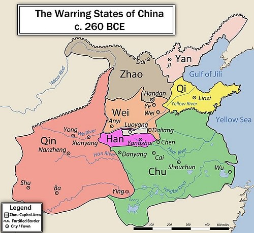 Estados Combatentes Chineses, século III a.C.