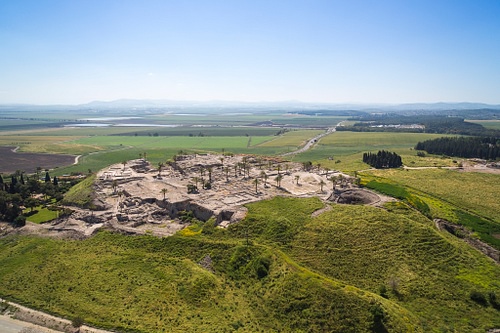 Aerial View of Megiddo