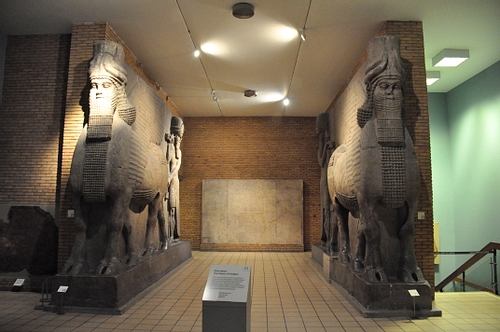 Human-Headed Winged Bulls and Genies from Khorsabad