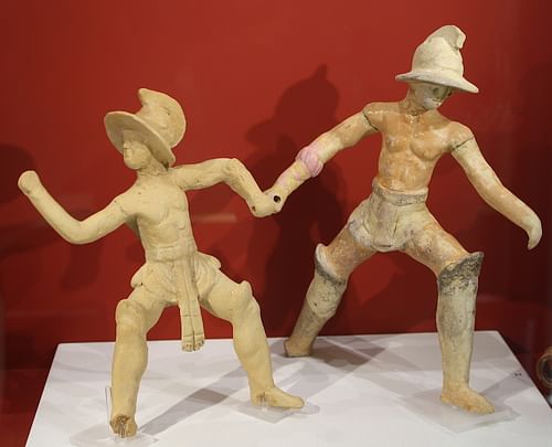 Roman Terracotta Gladiators (by Mark Cartwright, CC BY-NC-SA)