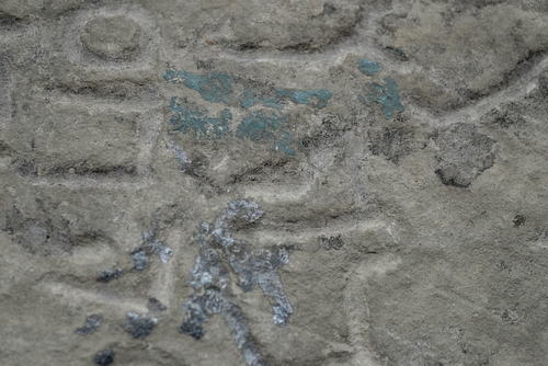 Detail, Gopala Jewish Tombstone