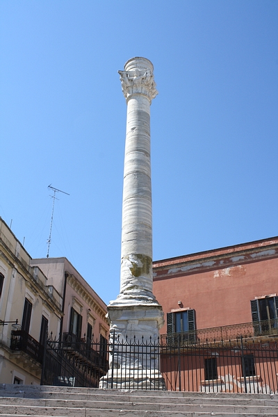 End of the Appian Way Column Marker