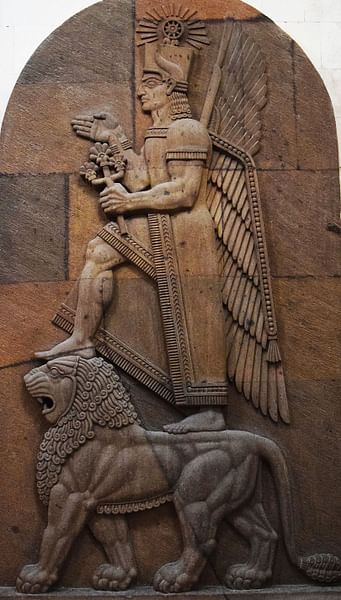 Urartu Uygarlığı, Haldi'nin Kısma Rölyefi