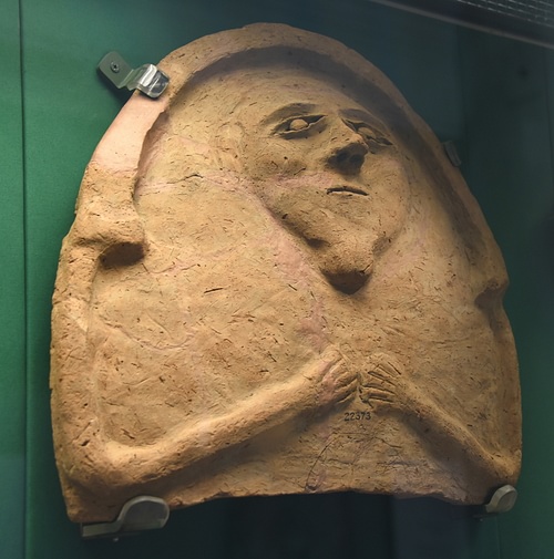 Philistine Coffin Lid from Tell Nabasha