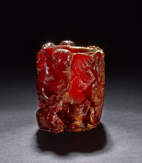 Roman Amber Perfume-pot (by The British Museum, Copyright)