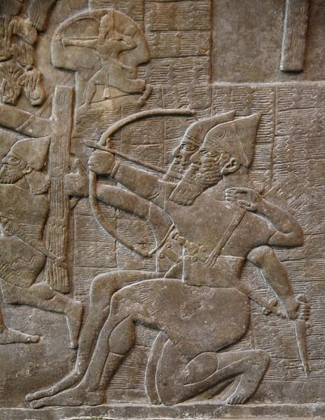 Assyrian Archers Attacking a City