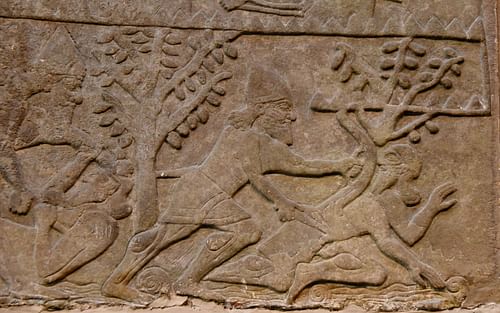 Assyrian Soldiers Slaughtering their Enemies