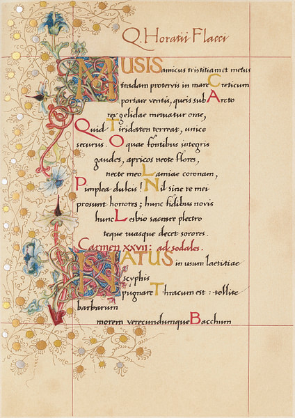 Odes of Horace (by Digital Collections at the University of Maryland, CC BY-NC-ND)