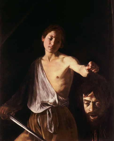 Filistinliler Kimdir (M.Ö 604-M.Ö 12yy.) 6 Mitolojiler.com David with the Head of Goliath