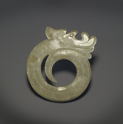 Ejderhalar 7 Mitolojiler.com Han Dynasty Jade Dragon