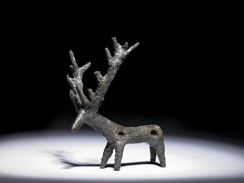 Persian Copper Stag Pendant (by The British Museum, Copyright)